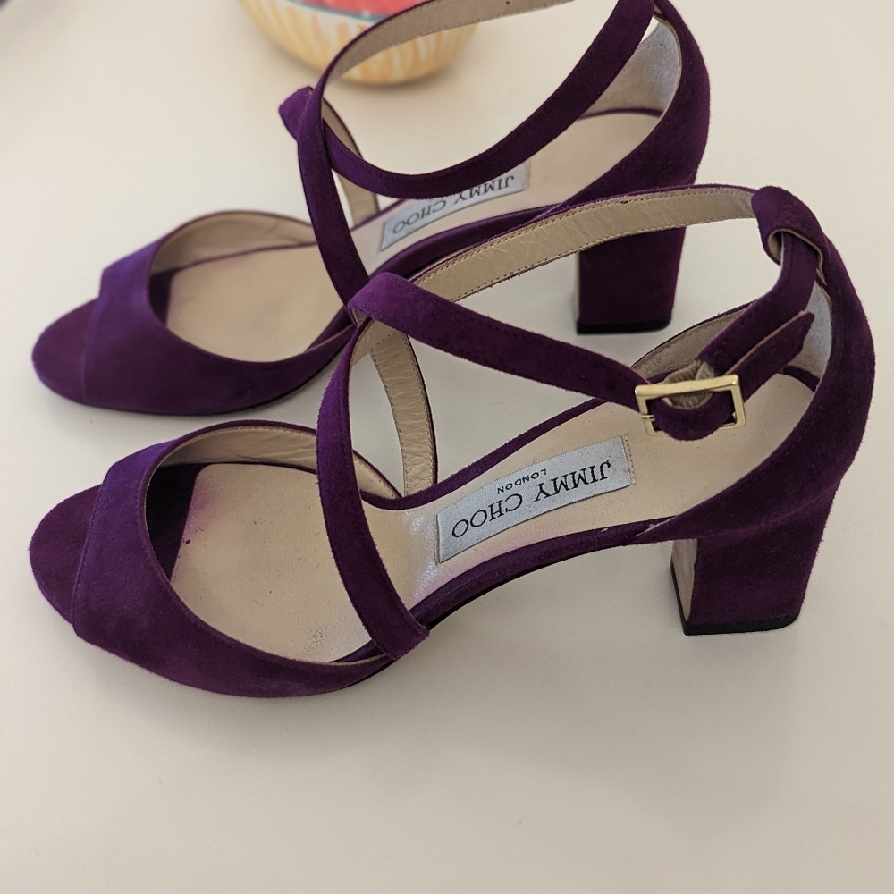 Jimmy Choo Carrie Suede Sandal